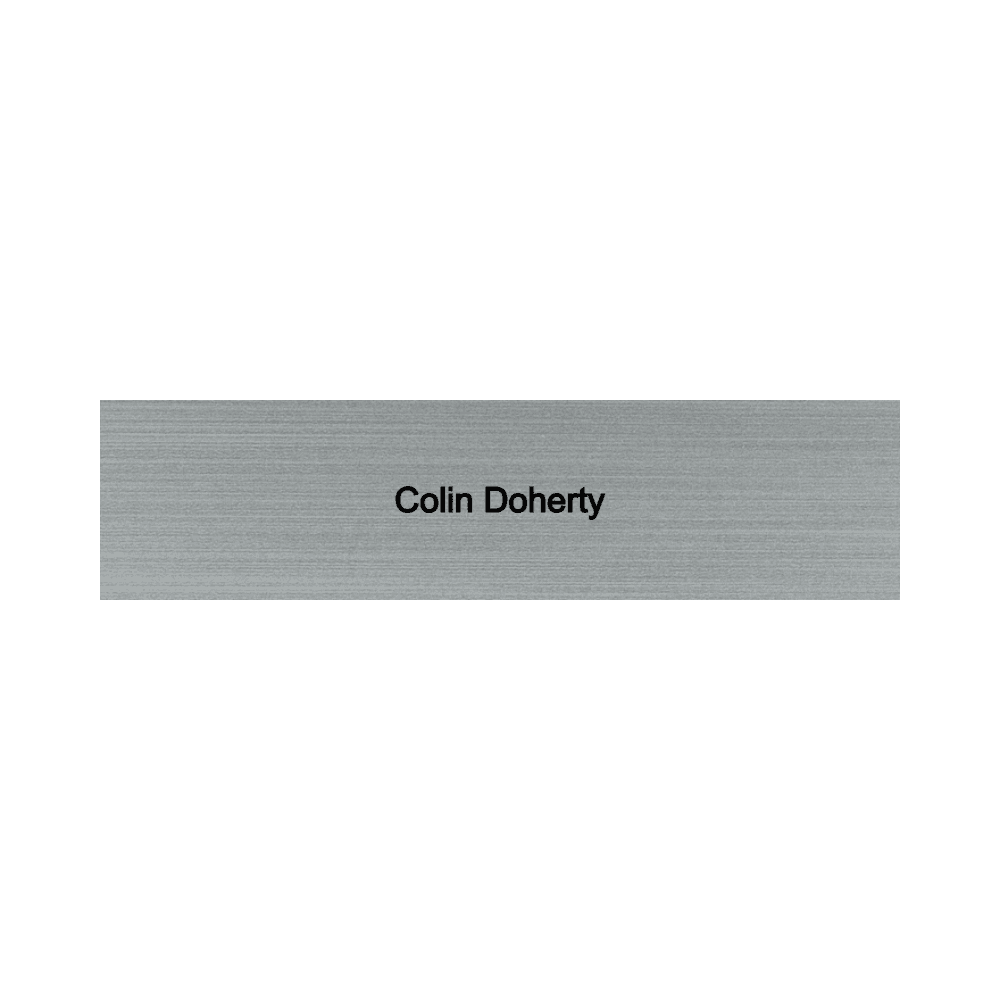 2 x 8 Engraved Desk Name Plate - Customer's Product with price 9.00 ID nS6E32iotYNFW8XUciGXPLb3