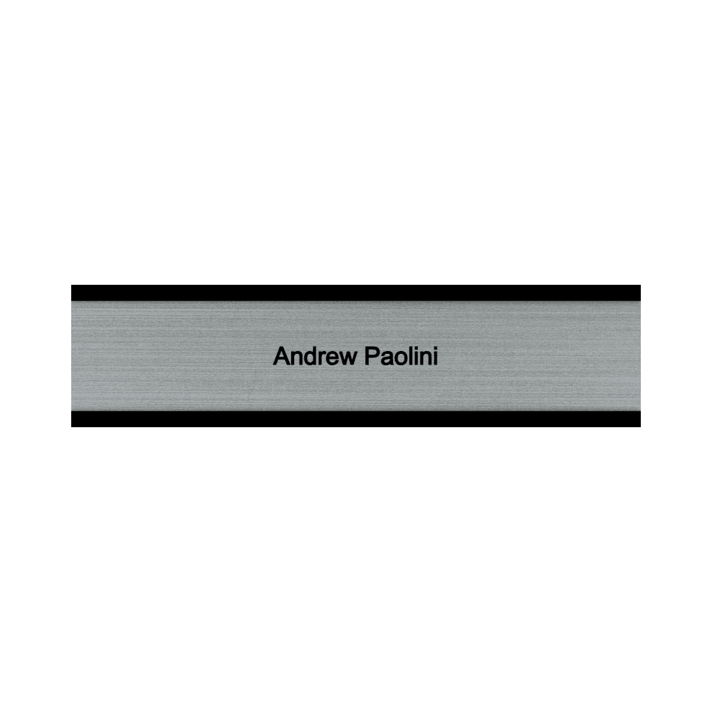 2 x 8 Engraved Desk Name Plate - Customer's Product with price 16.00 ID 7yNKLm-_l8iuVyPhnsMcvRna