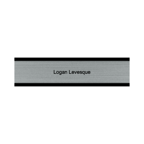 2 x 8 Engraved Desk Name Plate - Customer's Product with price 16.00 ID V0WERTeH3Sg72jWjQkF9UmkS