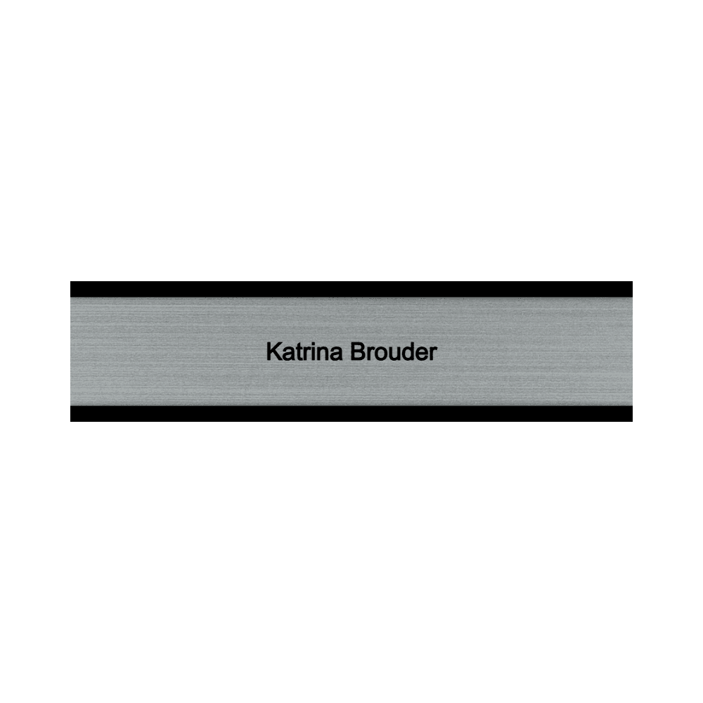 2 x 8 Engraved Desk Name Plate - Customer's Product with price 16.00 ID OVTaZ1t5GujgbUibHWRMMfuL
