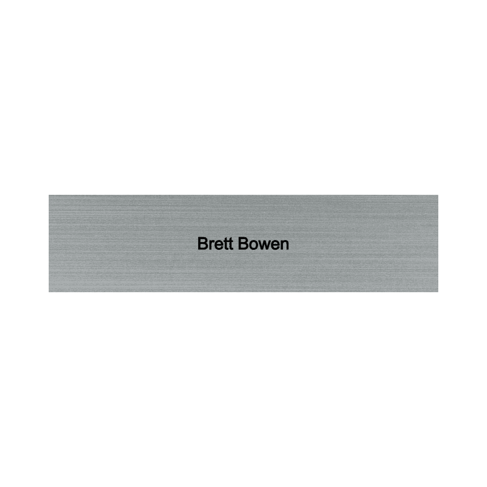 2 x 8 Engraved Desk Name Plate - Customer's Product with price 9.00 ID ej6vVf2KsPCcNR__y6DcJq8s