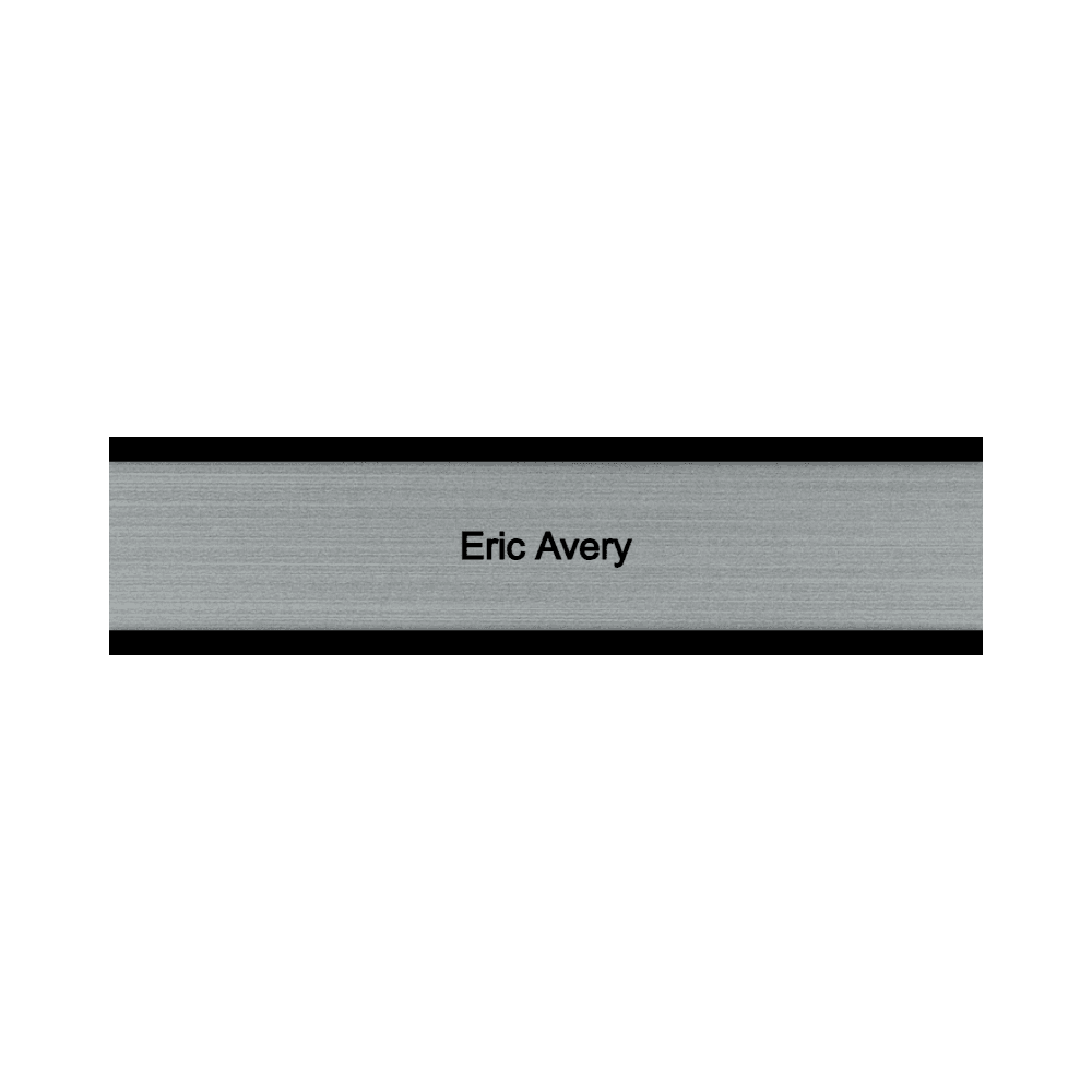2 x 8 Engraved Desk Name Plate - Customer's Product with price 16.00 ID sljOxDxNjlbXY5bfOvPpXv_Z