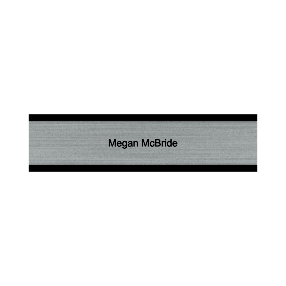2 x 8 Engraved Desk Name Plate - Customer's Product with price 16.00 ID xNTvBIJCsUBBrauvSJpHbk5D