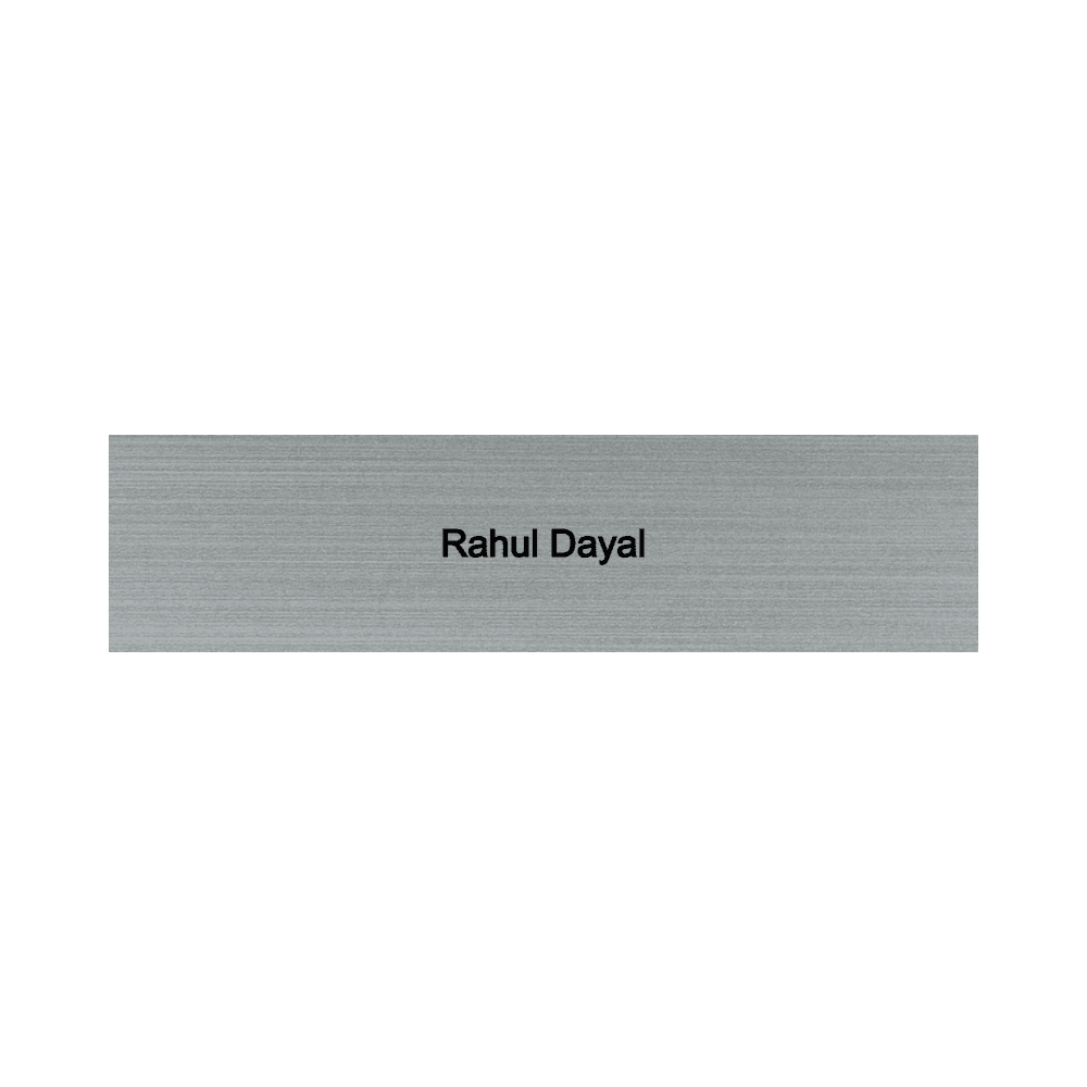 2 x 8 Engraved Desk Name Plate - Customer's Product with price 9.00 ID VdkuvPvpNdWB7zGk5iuP0vQo