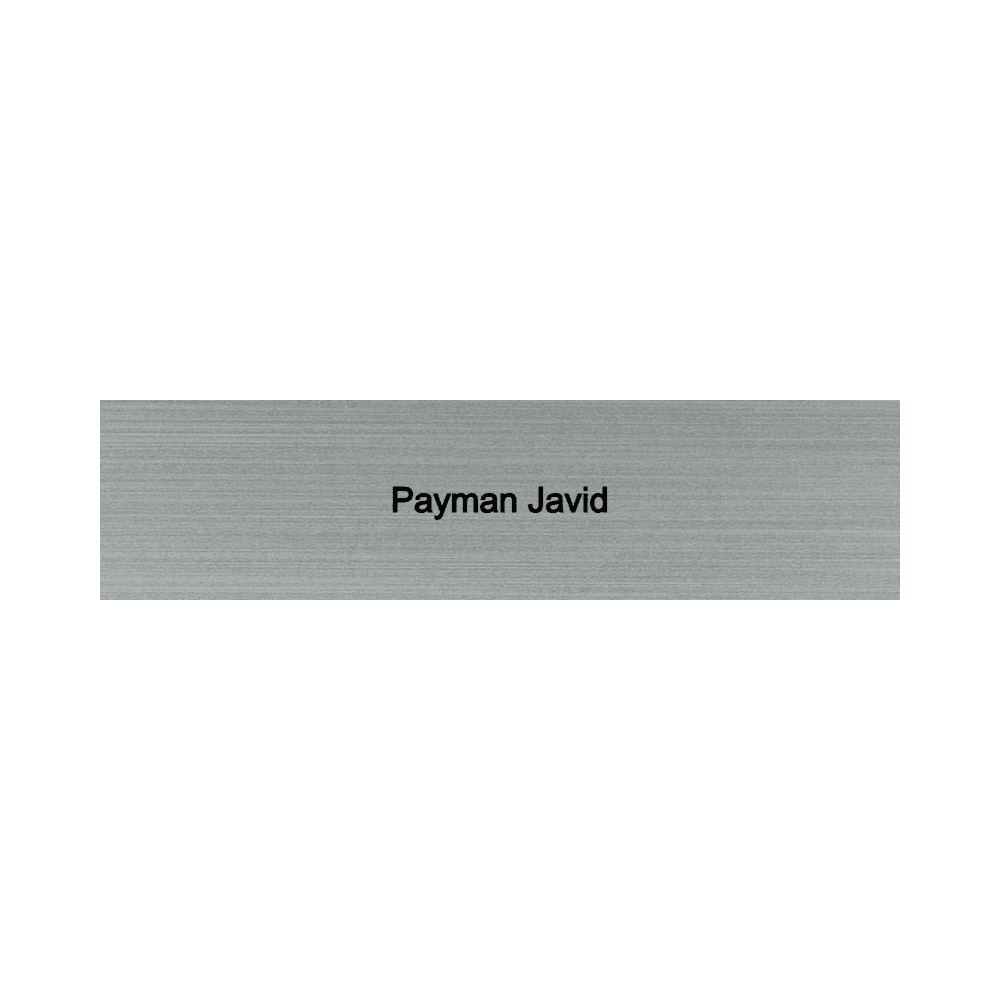 2 x 8 Engraved Desk Name Plate - Customer's Product with price 9.00 ID YssVLe17jQVQ6BpQKn1xw7KW