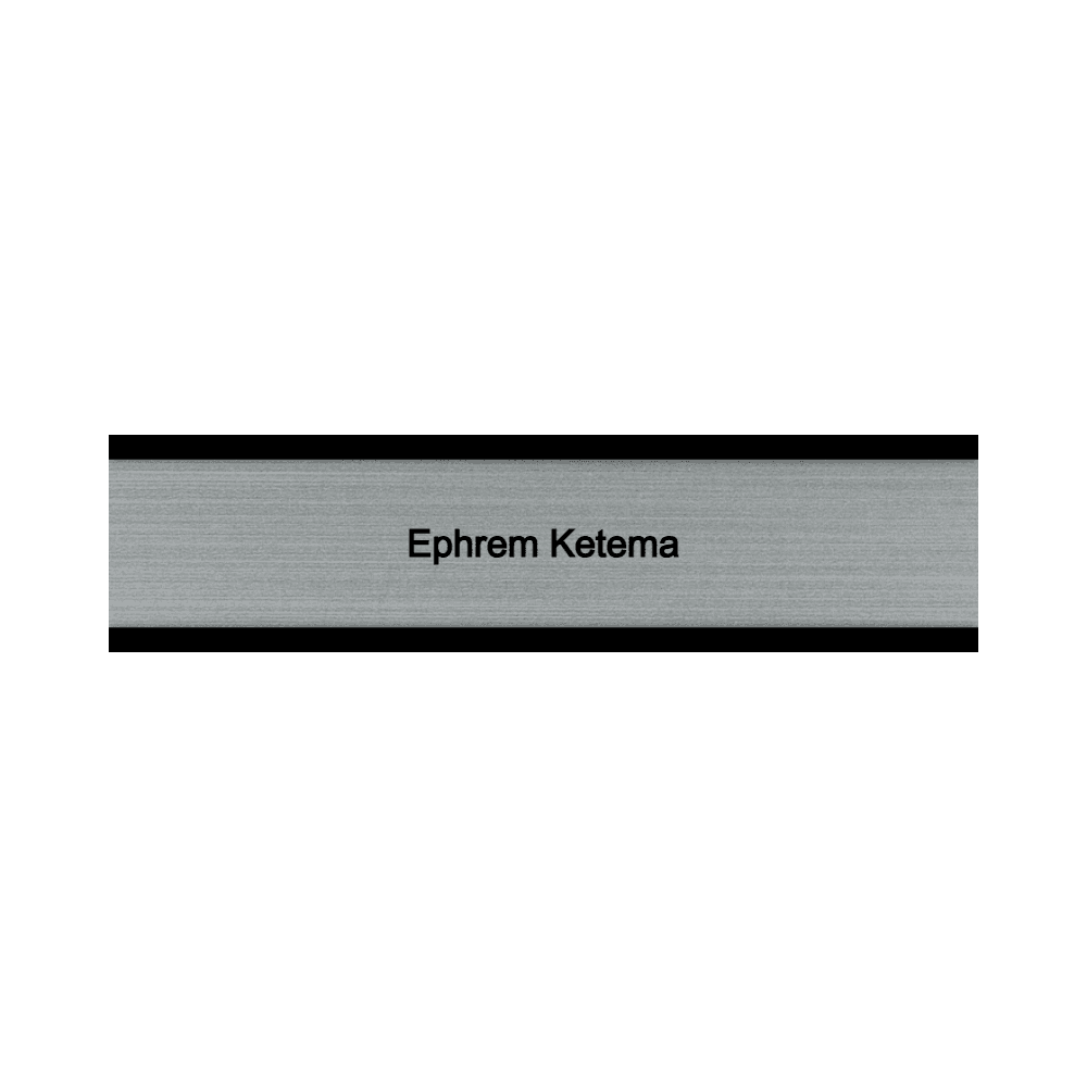 2 x 8 Engraved Desk Name Plate - Customer's Product with price 16.00 ID 5PeRxCW28Aq2Q_QsrzoVBvC4