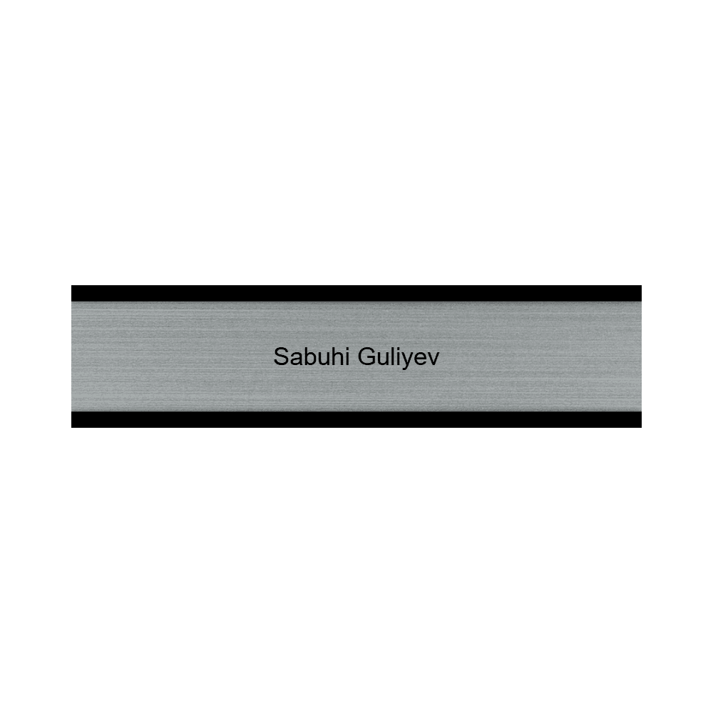 2 x 8 Engraved Desk Name Plate - Customer's Product with price 16.00 ID 85yr2xTCGXbzBHMC_Hp5wJjO