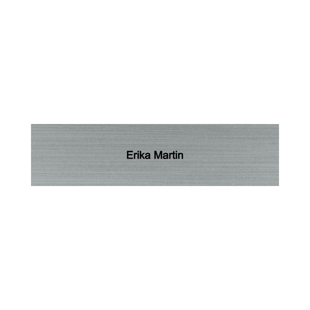 2 x 8 Engraved Desk Name Plate - Customer's Product with price 9.00 ID bZB-33PVpsriRSbGGTVcVbCb