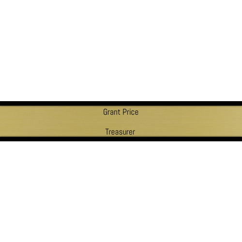 2 x 12 Engraved Desk Name Plate - Customer's Product with price 29.00 ID lSdc1ExYkQagmyTD4W-vdHhx