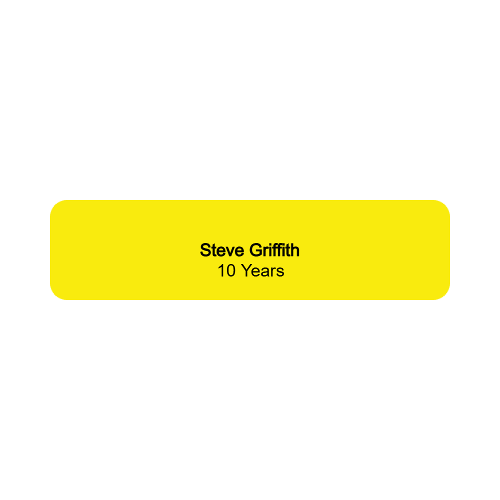 2 x 8 Engraved Desk Name Plate with Designer Frame