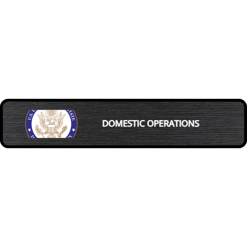 2 x 10 Engraved Desk Name Plate with Designer Frame - Customer's Product with price 22.73 ID UkMklf10ZWC7WmRZkDZ3NNt3