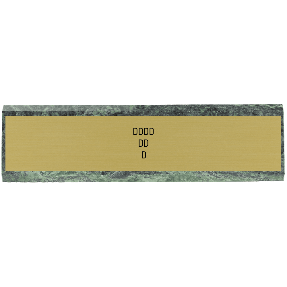2 x 10 Green Marble Desk Wedge Name Plate - Customer's Product with price 54.00 ID XtbyqmJzseN3Ufi0JzRuaG8A