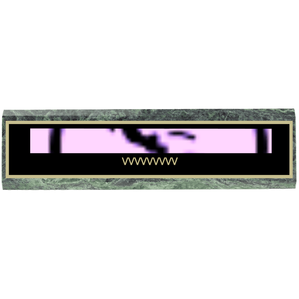 2 x 10 Green Marble Desk Wedge Name Plate - Customer's Product with price 55.00 ID VgcVT_UrYNwkw6hTOW9YKkzd