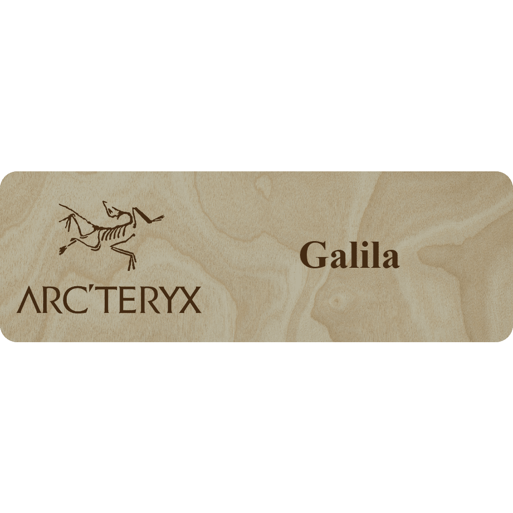 Arc'teryx Name Tag - 1 Line - Customer's Product with price 6.25 ID ED0QNgXdd7btIkiMorTpC8QE