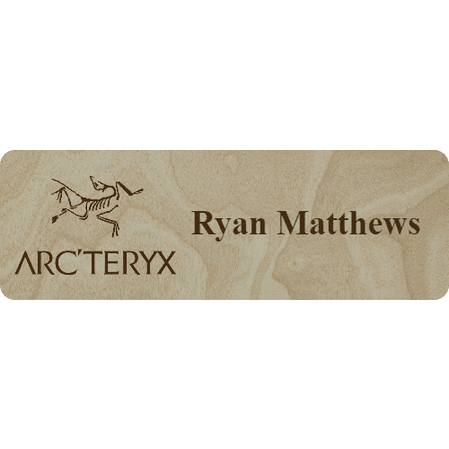 Arc'teryx Name Tag - 1 Line - Customer's Product with price 6.25 ID 4jB13piKOn2g4cjsCfelctyf