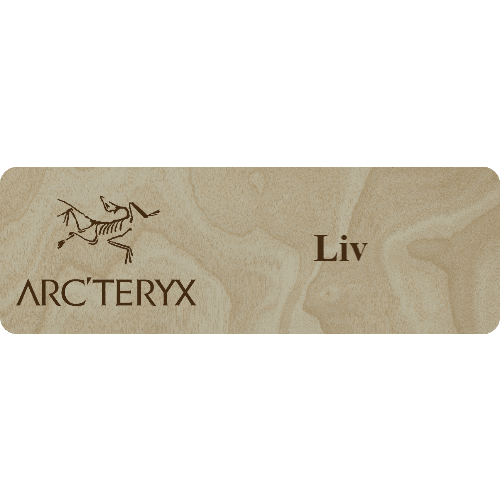 Arc'teryx Name Tag - 1 Line - Customer's Product with price 6.25 ID Dz1LmAMhPPOvfj_x2sHwCDeb