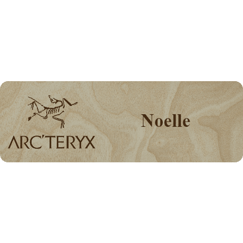 Arc'teryx Name Tag - 1 Line - Customer's Product with price 6.25 ID vkz2vyorLVl1rKIYwB4r9EdS