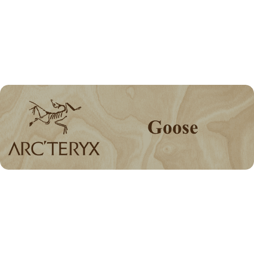 Arc'teryx Name Tag - 1 Line - Customer's Product with price 6.25 ID MOWSJoy90SzBRuF9JIlcRCLw