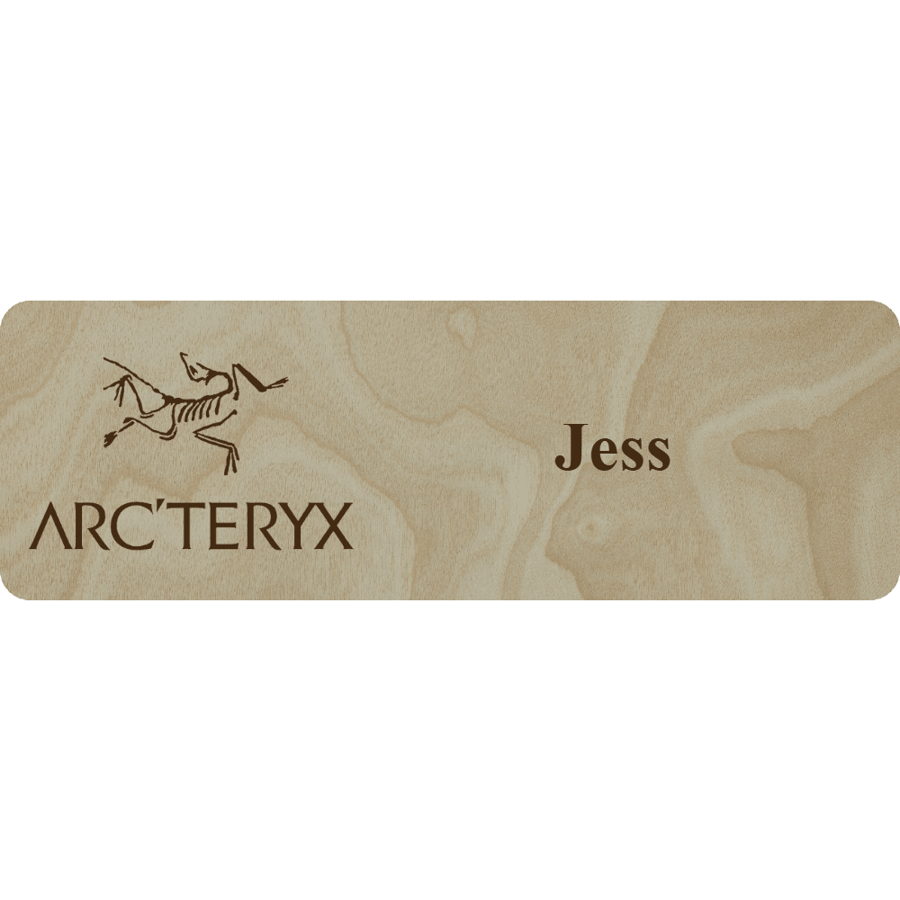 Arc'teryx Name Tag - 1 Line - Customer's Product with price 6.25 ID 2iJgJ9Ev7pXIRuBPhnnFK_Ey