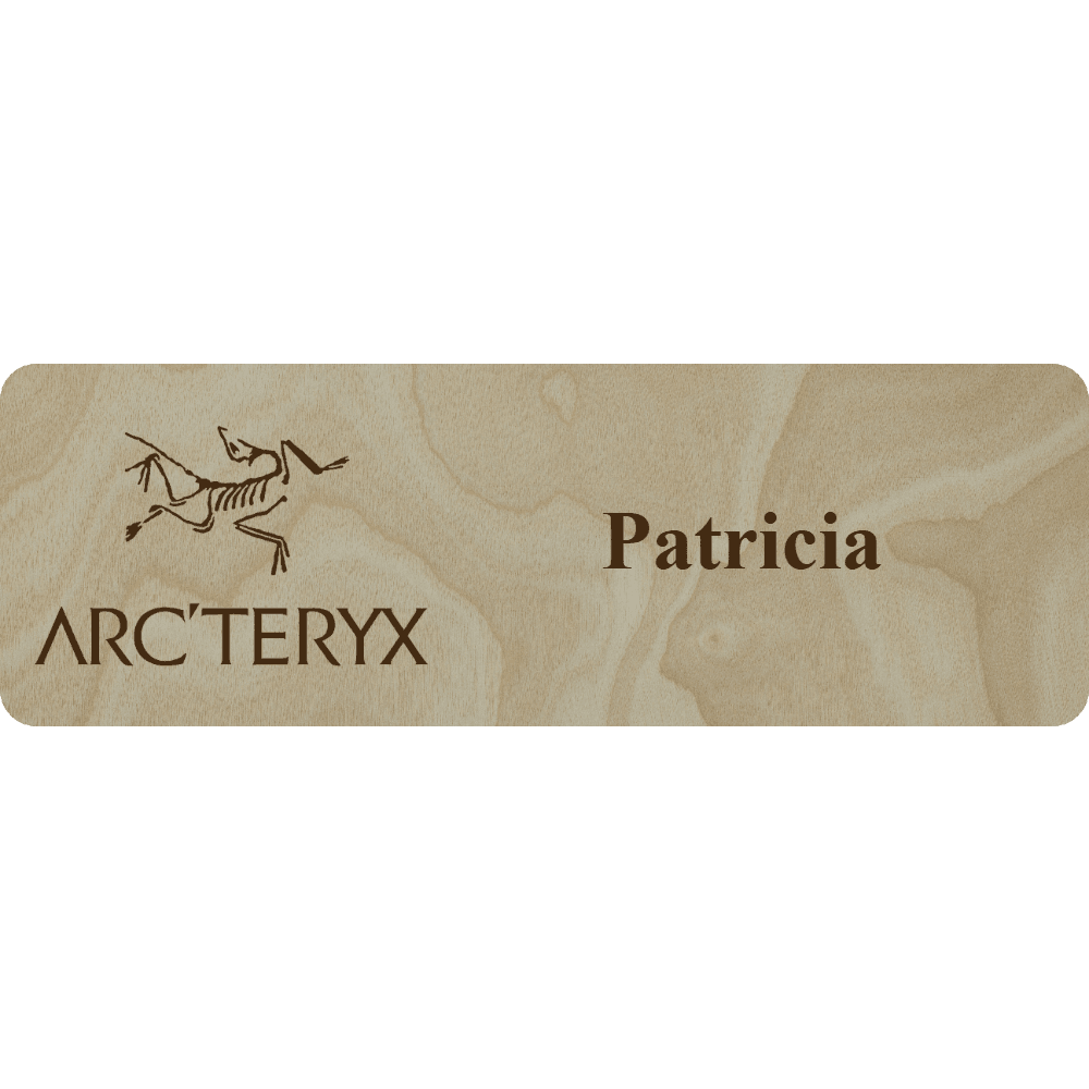 Arc'teryx Name Tag - 1 Line - Customer's Product with price 6.25 ID iSS54P_j-egNN0bTii4Z95uL