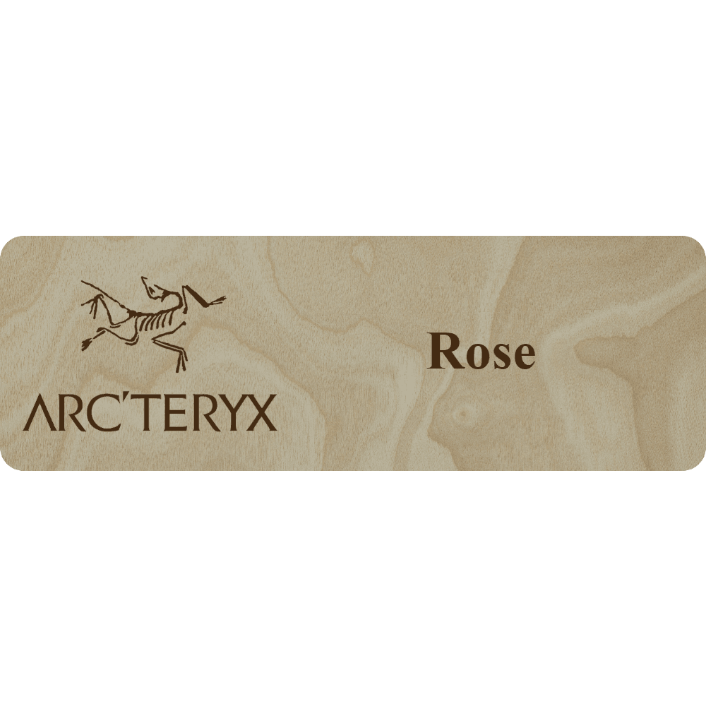 Arc'teryx Name Tag - 1 Line - Customer's Product with price 6.25 ID fzae_7tcUCjAW5eyoqGUfoSV