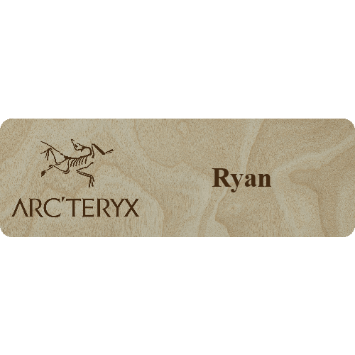 Arc'teryx Name Tag - 1 Line - Customer's Product with price 6.25 ID dFXHkmaNu9sRGFLKP5nXPsWA
