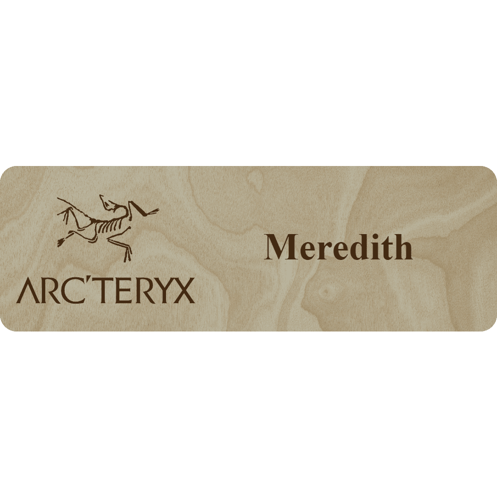Arc'teryx Name Tag - 1 Line - Customer's Product with price 6.25 ID LraoZKpp3yVRmdl6_gY00Hr0