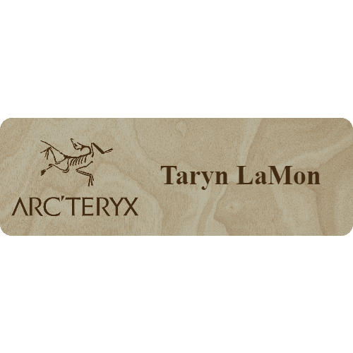 Arc'teryx Name Tag - 1 Line - Customer's Product with price 6.25 ID DoNPtuZKKRx994-gW8ucauwE