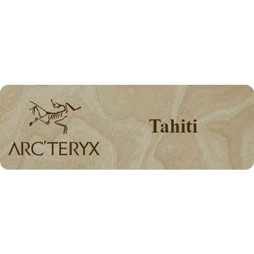Arc'teryx Name Tag - 1 Line - Customer's Product with price 5.25 ID PjRZWF3f_BdyaFz2XBGIqGVe