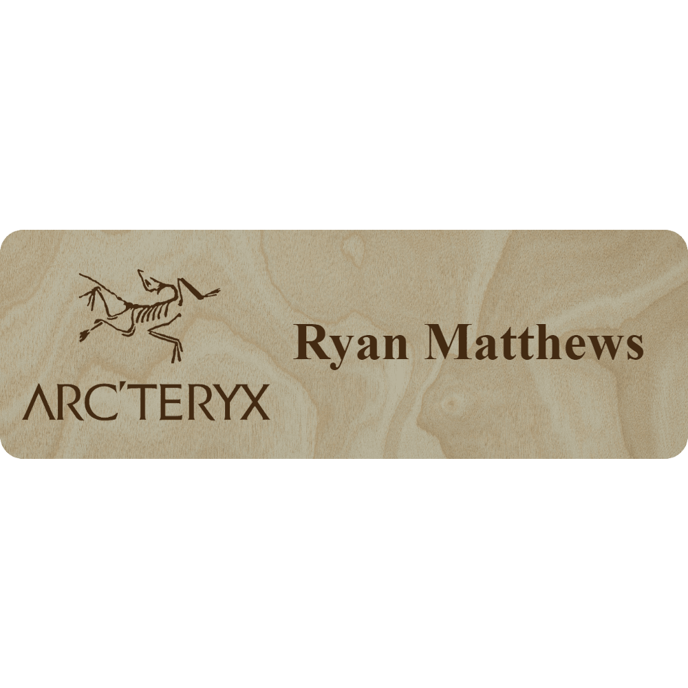 Arc'teryx Name Tag - 1 Line - Customer's Product with price 6.25 ID V_3OOjBR35_IvCMeapU6wLHF