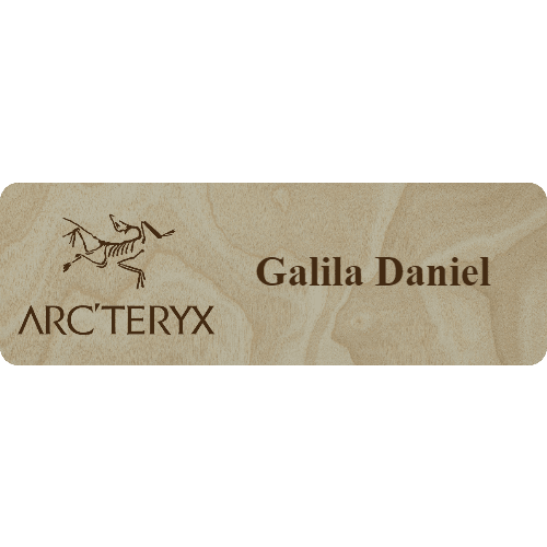 Arc'teryx Name Tag - 1 Line - Customer's Product with price 6.25 ID 6UpTs8SOWw-KT6JTrWeI7Iy5