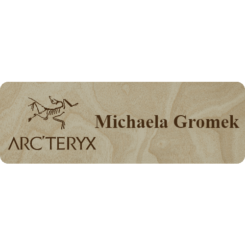 Arc'teryx Name Tag - 1 Line - Customer's Product with price 5.25 ID 6Bn1VVefpZU_dd3eIJvaW0UI