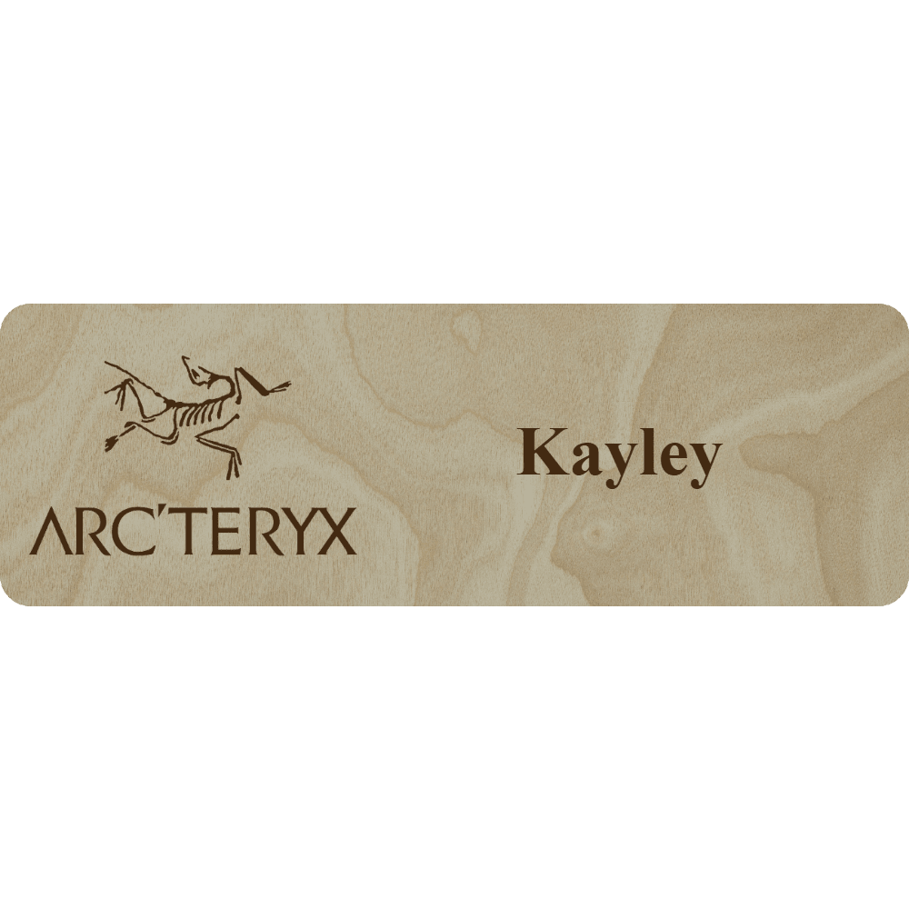 Arc'teryx Name Tag - 1 Line - Customer's Product with price 6.25 ID RQVrw5gqGkP8Fhv9wq6lTaAv