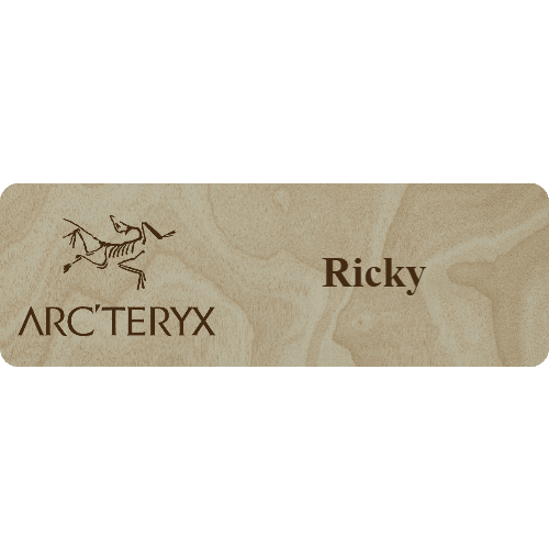 Arc'teryx Name Tag - 1 Line - Customer's Product with price 6.25 ID xVcab7ndZrofj_1BF5MY1eAE