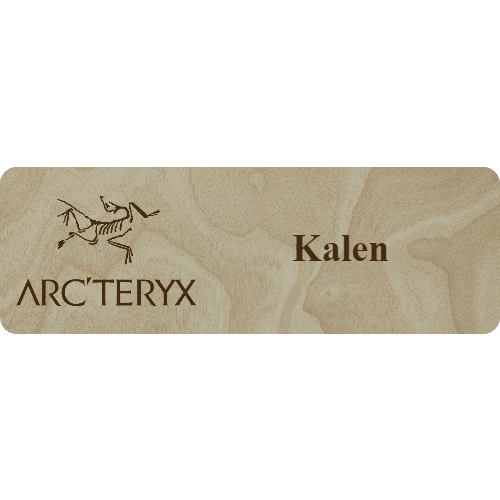 Arc'teryx Name Tag - 1 Line - Customer's Product with price 6.00 ID AdGOsvf_LRQ59YcdHDxvuyNB