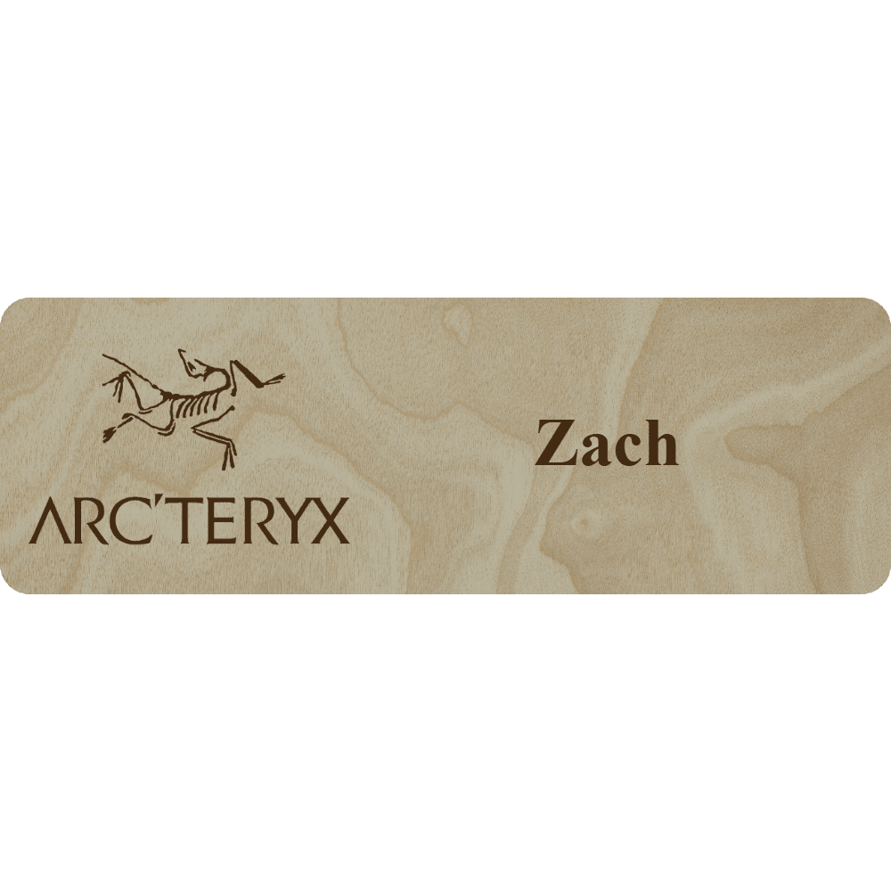 Arc'teryx Name Tag - 1 Line - Customer's Product with price 6.25 ID 4zKfBLlz92J955enzgTad6wG