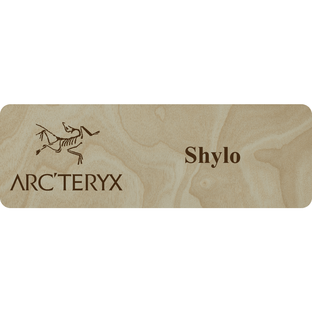 Arc'teryx Name Tag - 1 Line - Customer's Product with price 6.25 ID -9EKIjgZR0qnXbrqnZbnt0hl