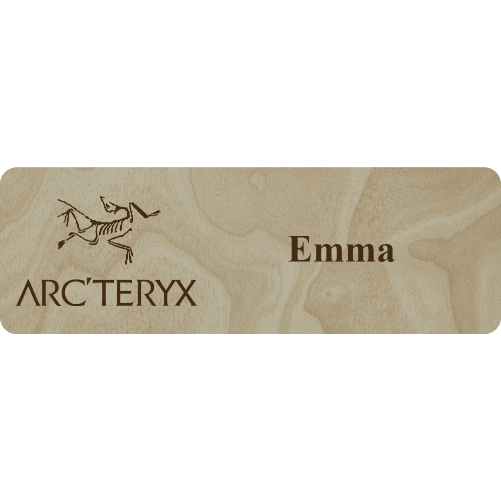 Arc'teryx Name Tag - 1 Line - Customer's Product with price 6.25 ID dquRfEOzYyN_z42jLQ8NyQOs