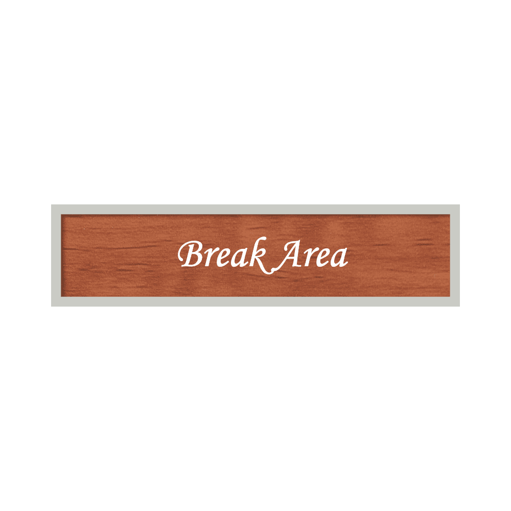 2 x 8 Standard Office Sign with Architectural Frame - Customer's Product with price 14.50 ID xh8-EKbS8hYfYDw9Ci-oWaUg