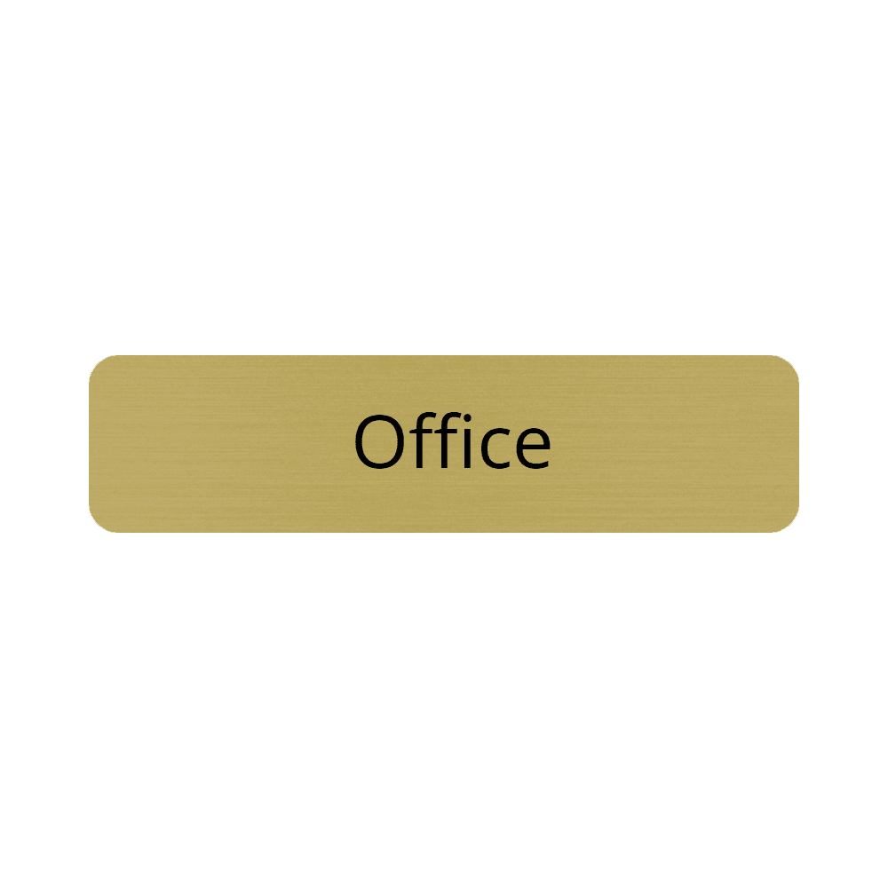 2 x 8 Standard Office Sign - Rounded Corners - Customer's Product with price 8.00 ID v6mcYSkdX__bZ9E858QwSknK
