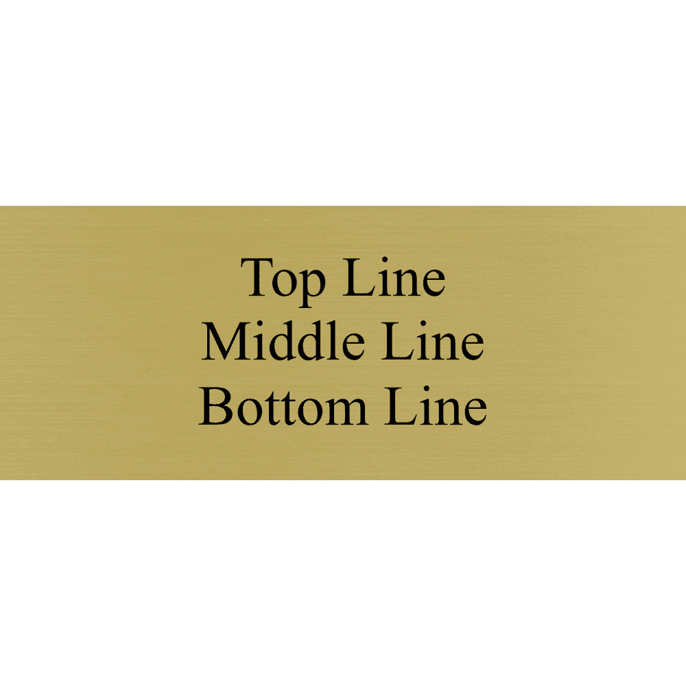 4 x 10 Engraved Wall Name Plate - Customer's Product with price 11.00 ID gjWVrJHW_qO1FLyUf9Tb2h9V