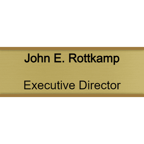 4 x 12 Engraved Wall Name Plate - Customer's Product with price 21.00 ID UclEqjC2cy8aR0c21qT8vWjJ
