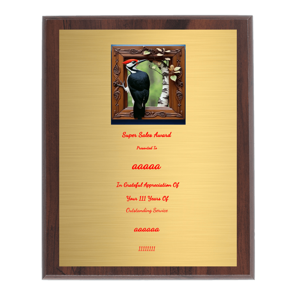 9"x12" Full Color Plaque - Customer's Product with price 29.99 ID uRtWxgB6ev_F5jdWhj2MHQoM