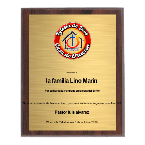 9"x12" Full Color Plaque - Customer's Product with price 29.99 ID 8mR3lhG8NhLPUuhApqK1Qxvg