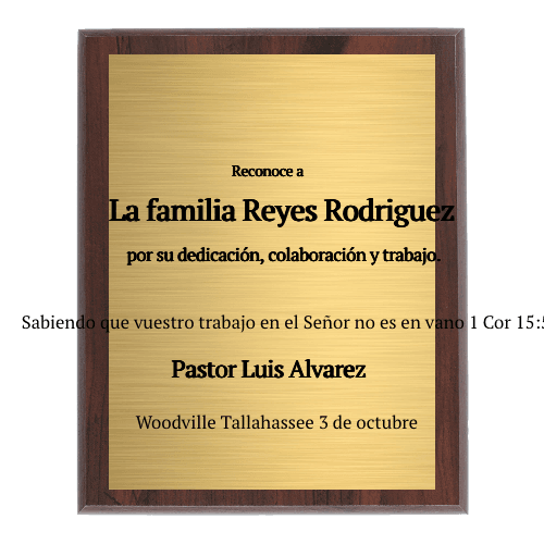 9"x12" Full Color Plaque - Customer's Product with price 29.99 ID tcX6sJAdNLuECF90dUGjKCaf