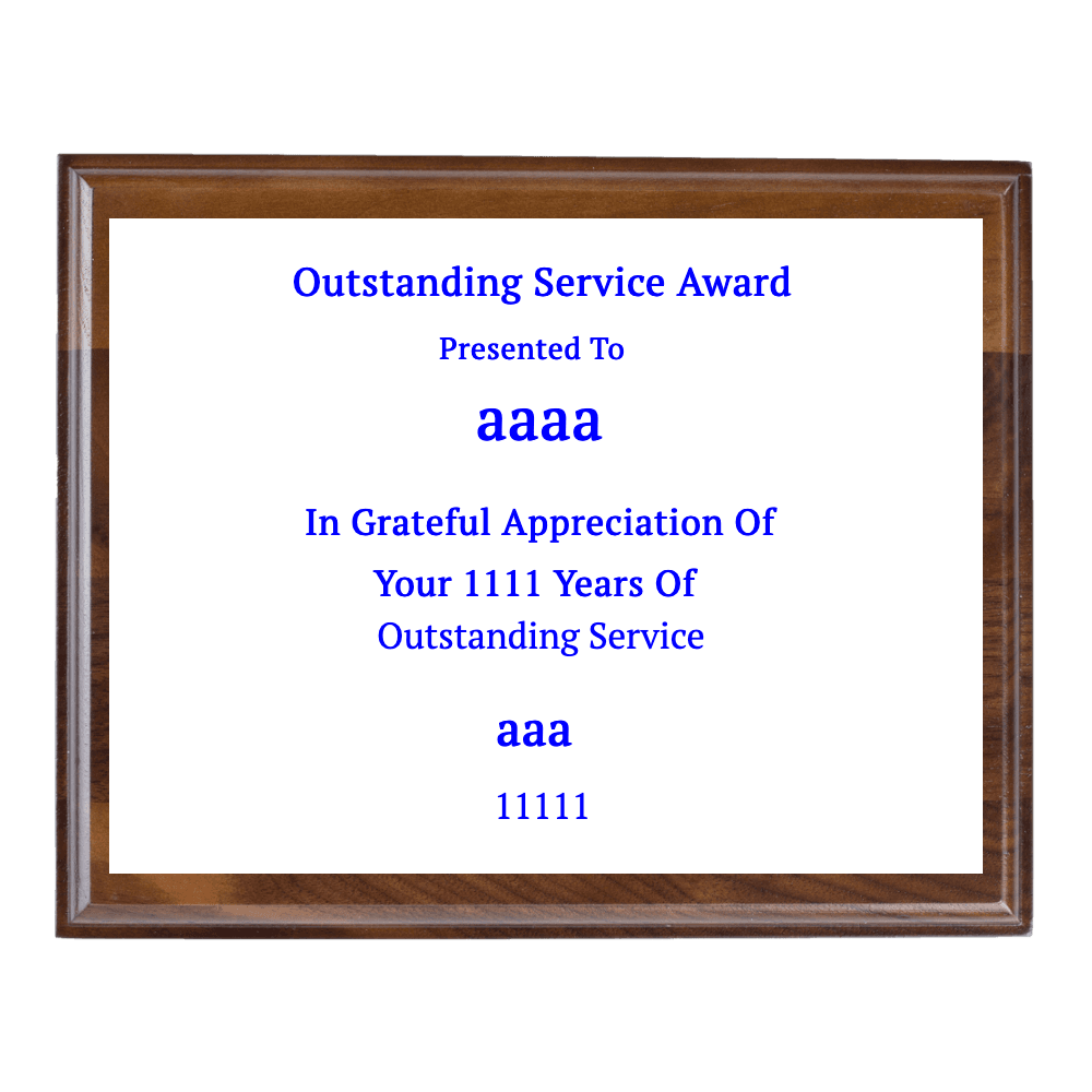 9"x7" Full Color Plaque - Customer's Product with price 39.99 ID mXrlA--Zdeff1S0Ty4des3nm