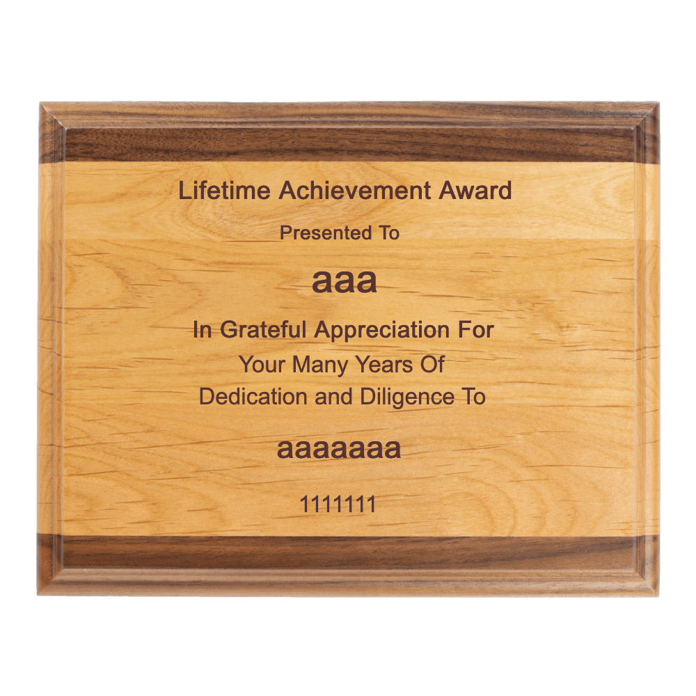 9"x7" Solid Wood Plaque - Customer's Product with price 34.99 ID 8aOfY49Y0_oIgBE_I_1PKo8d