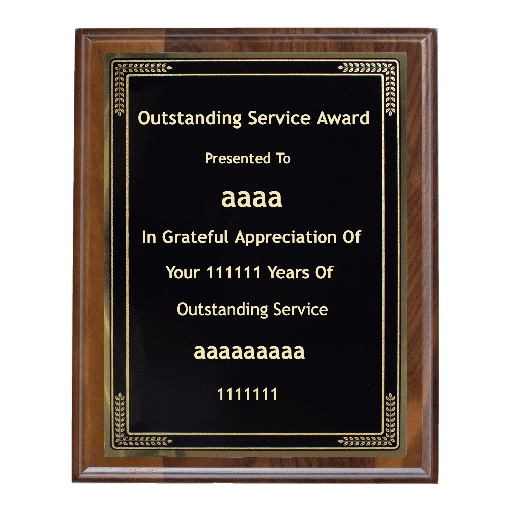 9"x12" Traditional Engraved Plaque - Customer's Product with price 74.99 ID G8bq5VM19ZN-BphfBvBC5lwY