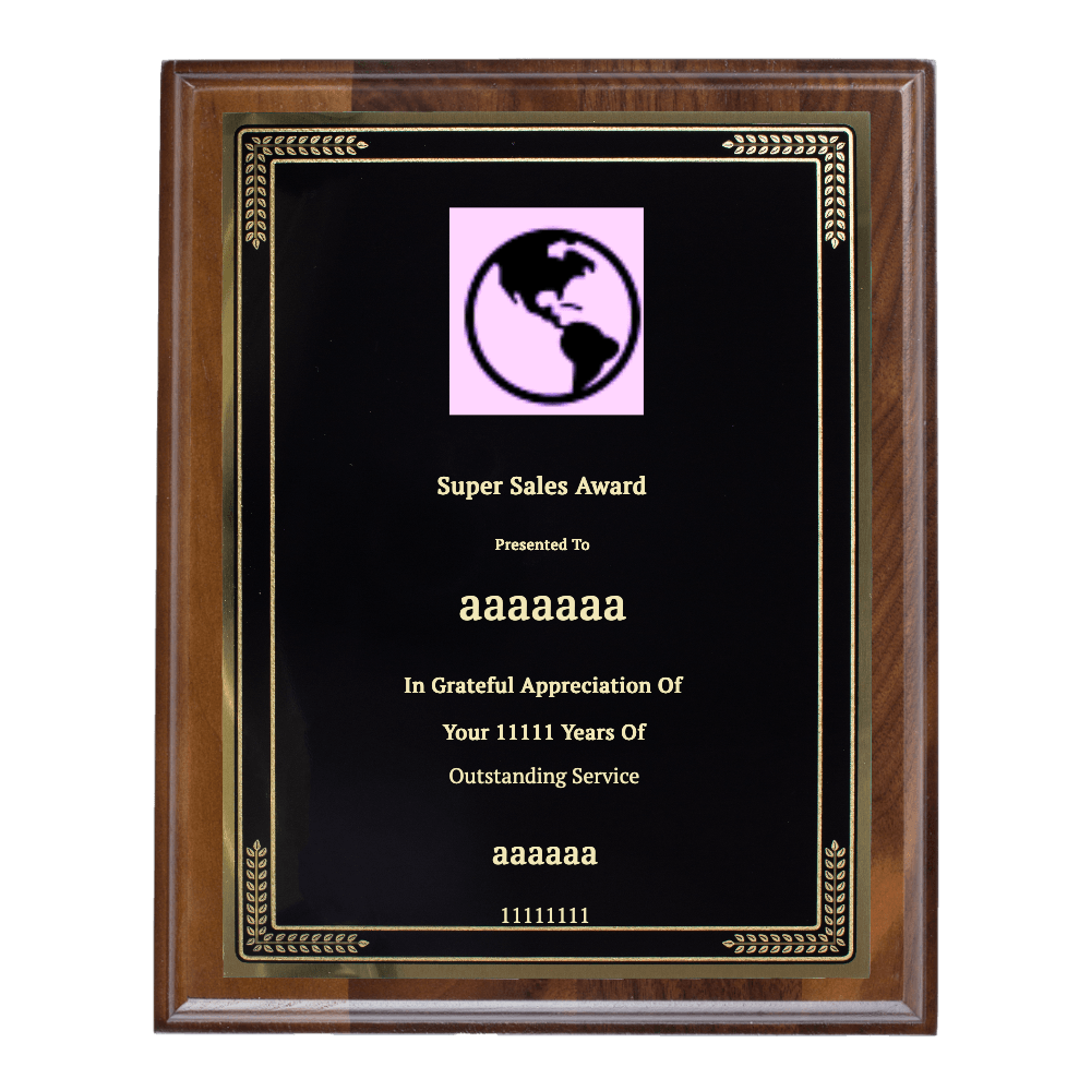 9"x12" Traditional Engraved Plaque - Customer's Product with price 74.99 ID ovH3i9YnyrAt97t4ZXqV4BOT