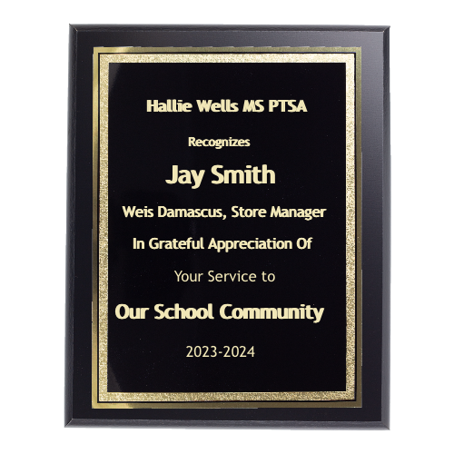 9"x12" Traditional Engraved Plaque - Customer's Product with price 39.99 ID 7lffOtu3C0_FXzlxY2hJadZE